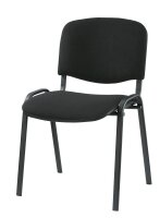 Nowy Styl Besucherstühle Iso ISO BLACK 1.3 C11 schwarz Stoff, 4 St.