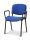 Nowy Styl Besucherstühle Iso ISO BLACK 1.3 C06 blau Stoff, 4 St.