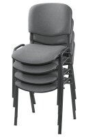 Nowy Styl Besucherstühle Iso ISO BLACK 1.3 C73 grau,...