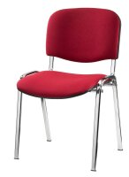 Nowy Styl Besucherstühle Iso ISO CR 1.3 C29 bordeaux Stoff, 4 St.