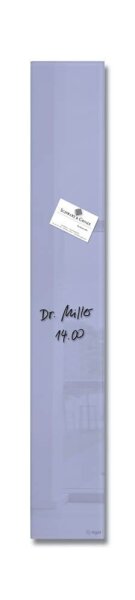 SIGEL Glas-Magnettafel artverum® 78,0 x 12,0 cm lavendel