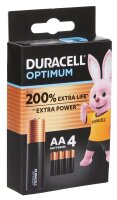 DURACELL Batterien Optimum Alkali-Mangan Mignon AA 1,5 V,...