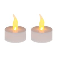 Idena LED-Teelichter weiß, 2 St.