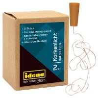 Idena Korken LED Lichterketten gold 90,0 cm, 2 St.