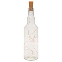Idena Korken LED Lichterketten gold 90,0 cm, 2 St.