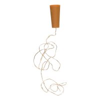 Idena Korken LED Lichterketten gold 90,0 cm, 2 St.