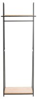 HAKU Möbel Kleiderständer 25492 eiche Metall 68,0 x 166,0 cm  ( 25492 )