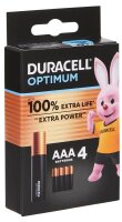 DURACELL Batterien Optimum Alkali-Mangan Micro AAA 1,5 V,...