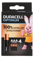 DURACELL Batterien Optimum Alkali-Mangan Micro AAA 1,5 V,...