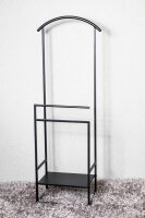 HAKU Möbel Herrendiener 47519 schwarz Metall 47,0 x 128,0 cm, 1 St.