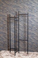 HAKU Möbel Kleiderständer 47520 schwarz Metall 70,0 x 170,0 cm, 1 St.