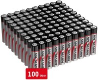ANSMANN Batterien Alkaline Micro AAA 1,5 V, 100 St.