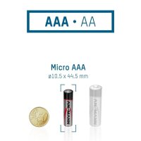 ANSMANN Batterien Alkaline Micro AAA 1,5 V, 100 St.