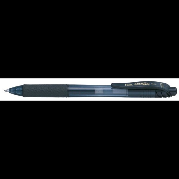 Pentel ENERGEL BL107 Gelschreiber schwarz/transparent 0,35 mm, Schreibfarbe: schwarz, 1 St.