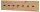 HAKU Möbel Wandgarderobe 37446 eiche Metall 7 Haken 89,0 x 20,0 cm, 1 St.