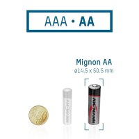 ANSMANN Batterien Alkaline Mignon AA 1,5 V, 100 St.