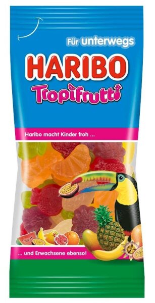 HARIBO TROPIFRUTTI Fruchtgummi 14x 75,0 g, 14 St.