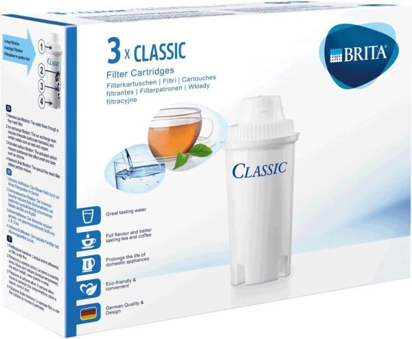 BRITA CLASSIC Wasserfilter-Kartuschen 3 St.