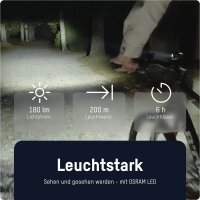 ANSMANN LED Fahrradbeleuchtung schwarz, 1 St.