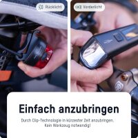 ANSMANN LED Fahrradbeleuchtung schwarz, 1 St.
