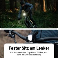 ANSMANN LED Fahrradbeleuchtung schwarz, 1 St.