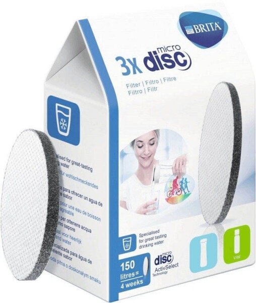 BRITA MicroDisc Wasserfilter-Kartuschen 3 St.
