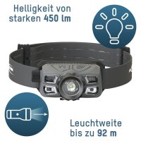 ANSMANN HD450FRS LED Stirnlampe schwarz, 1 St.