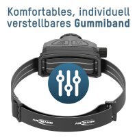 ANSMANN HD450FRS LED Stirnlampe schwarz, 1 St.