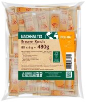 HELLMA  Brauner Kandis Zuckersticks, 80x 6,0 g