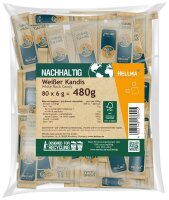 HELLMA  Weißer Kandis Zuckersticks, 80x 6,0 g