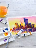 FABER-CASTELL Aquarellfarben farbsortiert 24 x 9,0 ml, 24...