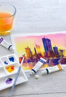 FABER-CASTELL Aquarellfarben farbsortiert 12 x 9,0 ml, 12...