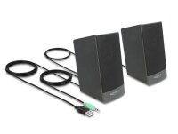 DeLOCK 27001 Stereo 2.0 Lautsprecher schwarz