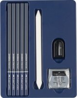 FABER-CASTELL Goldfaber Zeichenkohle blau, 1 Set
