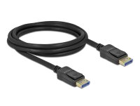 DeLOCK DisplayPort 2.0 Kabel 10K 60 Hz 2,0 m schwarz, 1 St.