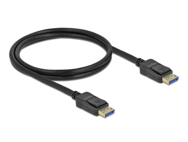 DeLOCK DisplayPort 2.0 Kabel 10K 60 Hz 1,0 m schwarz, 1 St.