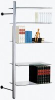 Kerkmann Wandregal arte silber 80,0 x 40,0 x 190,0 cm, 1 St.