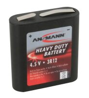 ANSMANN Batterie 3R12 Zink-Kohle Flachbatterie 4,5 V, 1 St.