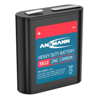 ANSMANN Batterie 3R12 Zink-Kohle Flachbatterie 4,5 V, 1 St.