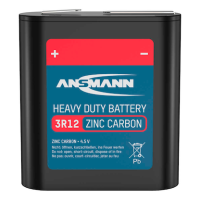 ANSMANN Batterie 3R12 Zink-Kohle Flachbatterie 4,5 V, 1 St.