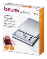 beurer Küchenwaage KS 22 silber für max. 3,0 kg