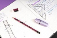 EBERHARD FABER Bleistift-Set HB schwarz/neon pink, 1 Set