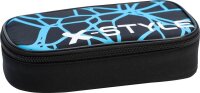 EBERHARD FABER Schlampermäppchen Jumbo schwarz / blau, 21,5 x 10,5 cm
