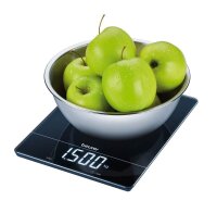 beurer Küchenwaage KS 34 schwarz für max. 15,0 kg
