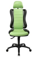 Topstar Bürostuhl Head Point RS, HE300 S105X Stoff grün, Gestell schwarz