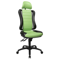 Topstar Bürostuhl Head Point RS, HE300 S105X Stoff grün, Gestell schwarz