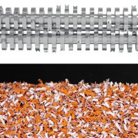 hama Premium M8+ Aktenvernichter mit Partikelschnitt P-5, 2 x 12 mm, bis 8 Blatt  ( 50548 )