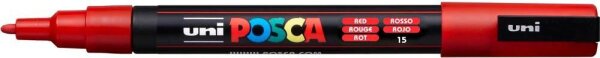 uni-ball POSCA PC-3M Acrylstift rot 0,9 - 1,3 mm, 1 St.