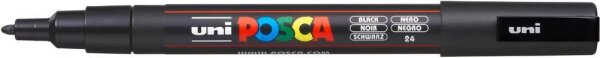 uni-ball POSCA PC-3M Acrylstift schwarz 0,9 - 1,3 mm, 1 St.