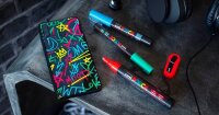 uni-ball POSCA PC-5M Acrylstift rot 1,8 - 2,5 mm, 1 St.
